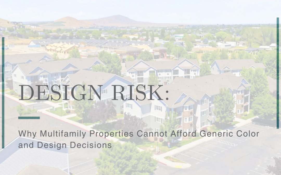 Design Risk: Why Multifamily Properties Cannot Afford Generic Color and Design Decisions